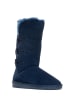 NICEBAY Leder-Winterstiefel "Meander" in Dunkelblau