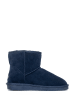 NICEBAY Leren winterboots "Gravelly" donkerblauw