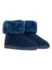NICEBAY Leren winterboots "Alta" donkerblauw