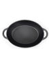 livoo 2-delige set: kookpan met deksel antraciet - (B)36 x (H)15 x (D)31 cm