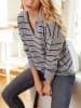 Milan Kiss Sweter w kolorze szaro-czarnym