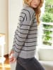 Milan Kiss Sweter w kolorze szaro-czarnym