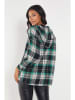 Milan Kiss Blouse groen/wit/zwart