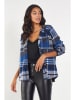 Milan Kiss Blouse blauw/grijs