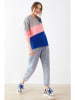 Milan Kiss Trui grijs/roze/blauw
