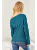 Milan Kiss Sweter w kolorze morskim