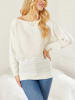 Milan Kiss Pullover in Creme