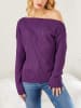 LA Angels Sweter w kolorze fioletowym