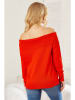 Milan Kiss Pullover in Rot