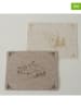 Boltze 2erSet: Tischsets "Kitzbühel" in Beige/ Hellbraun - (L)45 x (B)35 cm