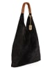 Anna Morellini Skórzany shopper bag "Eleonora" w kolorze czarnym - 40 x 31 x 2 cm