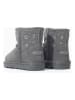 NICEBAY Leren winterboots "Miele" grijs