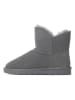 NICEBAY Leren winterboots "Peggy" grijs