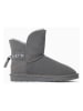 NICEBAY Leder-Winterboots "Zaria" in Grau