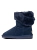 NICEBAY Leder-Winterboots "Fiore" in Dunkelblau