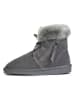 NICEBAY Leren winterboots "Agee" grijs