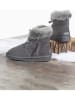 NICEBAY Leren winterboots "Agee" grijs