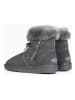 NICEBAY Leren winterboots "Agee" grijs