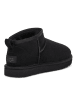 UGG Lammfell-Ankle-Boots in Schwarz