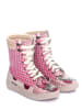 Streetfly Boots in Beige/ Pink/ Bunt