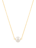 Ania Kruk Vergold. Halskette mit Perle - (L)43 cm