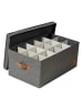STORE IT Weihnachtskugelbox in Grau - (B)58 x (H)25 x (T)36 cm