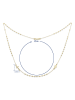 Revoni Gold-Halskette mit Schmuckelementen - (L)42 cm