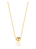 Diamant Exquis Gouden ketting met sierelement - (L)42cm