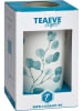 Eigenart Kubek "Teaeve - Trees Ginko" w kolorze zielono-białym do herbaty - 350 ml