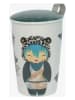 Eigenart Theekop "Teaeve - Little Animals" petrol - 350 ml
