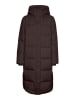 Vero Moda Płaszcz zimowy "Erica" w kolorze ciemnobrązowym