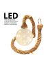 AMARE Decoratieve ledhanger crème/lichtbruin - Ø 12 cm