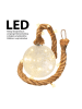 AMARE Dekoracja LED w kolorze kremowo-brązowym - Ø 15 cm
