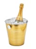 AMARE Champagnekoeler goudkleurig - (H)22,5 x Ø 21 cm