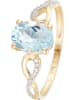 DIAMOND & CO Gold-Ring "Tobago" mit Diamanten