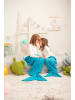 Crochetts Koc "Mermaid" w kolorze niebieskim - dł. 90 cm