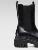 Badura Leder-Chelsea-Boots in Schwarz