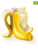 Donkey Products 2er-Set: Kerzenhalter "Banana Romance" in Gelb - (B)7 x (H)8,5 cm
