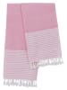 Overbeck and Friends Hamamtuch "Elli" in Rosa - (L)180 x (B)100 cm