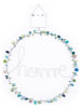 Overbeck and Friends Decoratieve hanger "Nordic" blauw/groen - Ø 22 cm