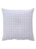 Overbeck and Friends Kussenhoes "Hannah" lichtgrijs/wit - (L)50 x (B)50 cm