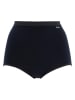 COTONELLA Pełne figi high waist w kolorze czarnym
