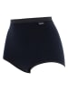 COTONELLA Pełne figi high waist w kolorze czarnym