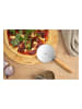 Fackelmann Pizzaschneider in Silber/ Hellbraun - (L)23 cm