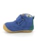 Kickers Leder-Sneakers "Sabio X Bonton" in Blau/ Grün