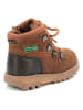Kickers Skórzane botki "Kicknature" w kolorze brązowym
