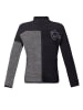 ROCK EXPERIENCE Fleece vest "Kobra" zwart/ grijs