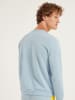 Calida Sweatshirt lichtblauw/geel/wit