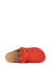 BAYTON Leder-Clogs "Milky" in Rot