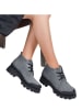 Moosefield Leder-Boots in Grau